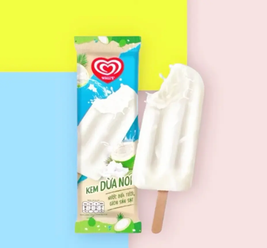 Hình ảnh Kem Dừa Non Wall's Asian Delight Coconut