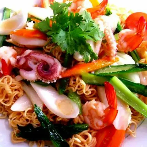Hình ảnh Mì xào hải sản
