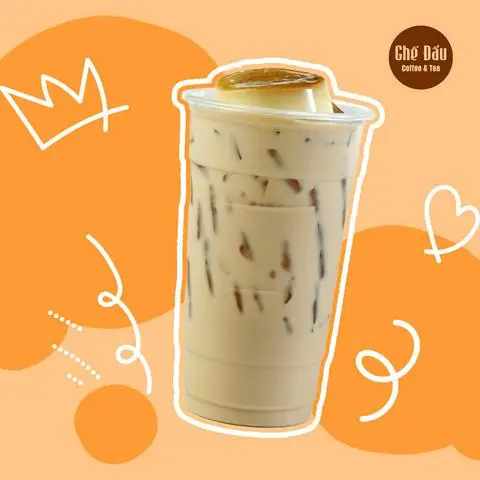 Hình ảnh Trà sữa bánh flan/đá xay kem trứng