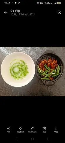 Hình ảnh Cháo Hương Hành +Ếch Kho Sa Tế ( 2con)