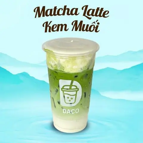 Hình ảnh Matcha latte kem muối đài
