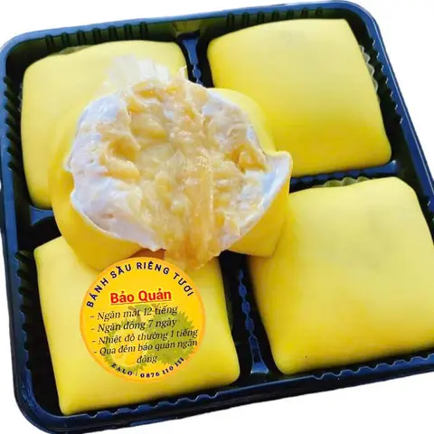 Hình ảnh Bánh sầu riêng crepe - 4 cái