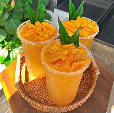 Hình ảnh Trà Mít Chanh Leo size 750ml