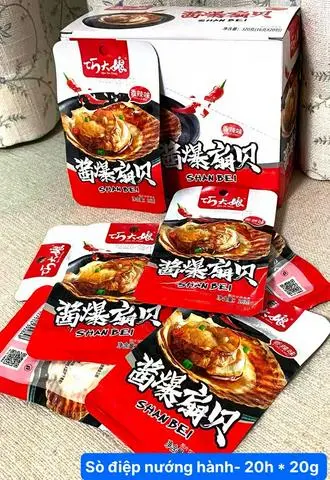 Hình ảnh Sét 2 Sò Điệp Nướng Mỡ hành-2 gói