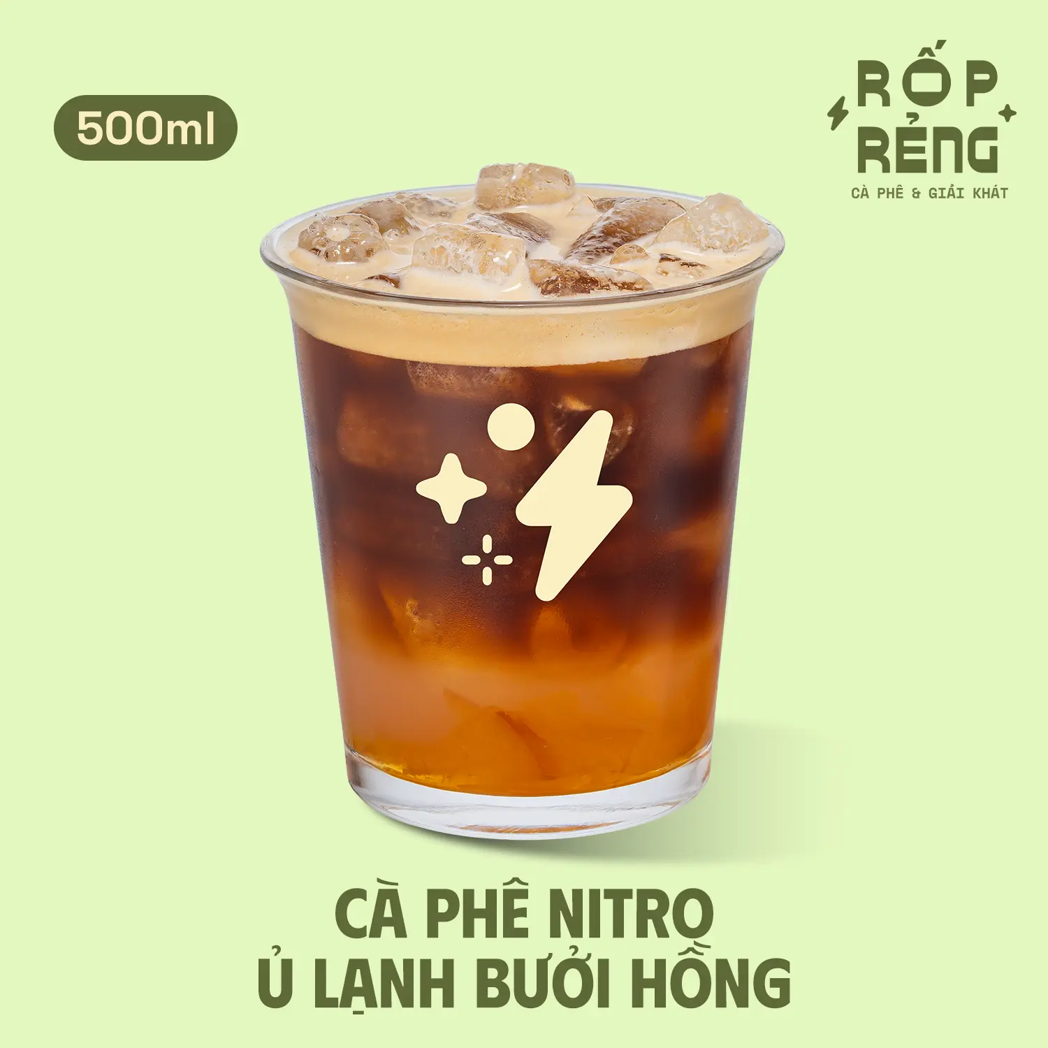 Hình ảnh CÀ PHÊ NITRO Ủ LẠNH BƯỞI HỒNG