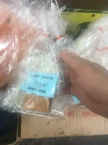 Hình ảnh bánh tráng siêu dẻo ớt rim mật ong
