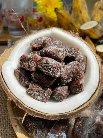 Hình ảnh Kẹo Chuối Tươi Phủ Dừa 500g