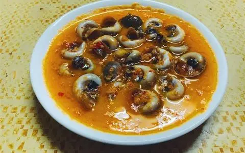 Hình ảnh ốc mỡ sốt bơ cay