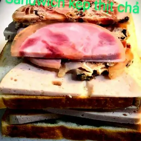Hình ảnh Sandwich Trứng Thịt
