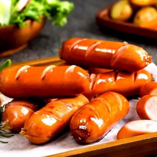 Hình ảnh Xúc xích chiên 2 cây