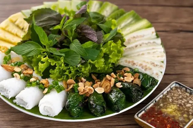 Hình ảnh Mẹt cuốn lá lốt chay ( đã có hộp)