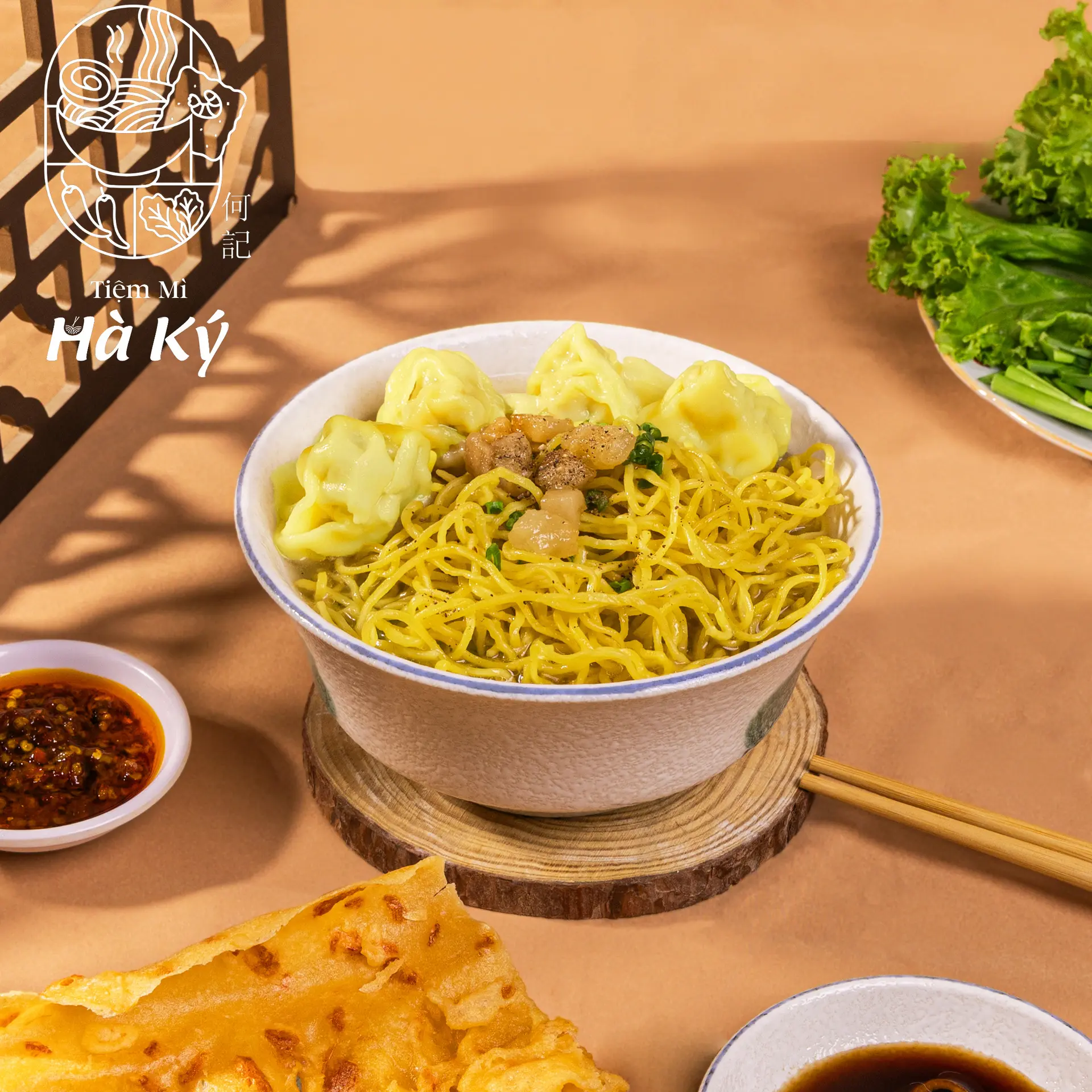 Hình ảnh Chỉ Mì và 4 viên Hoành Thánh [Nhẹ Nhàng Chill]