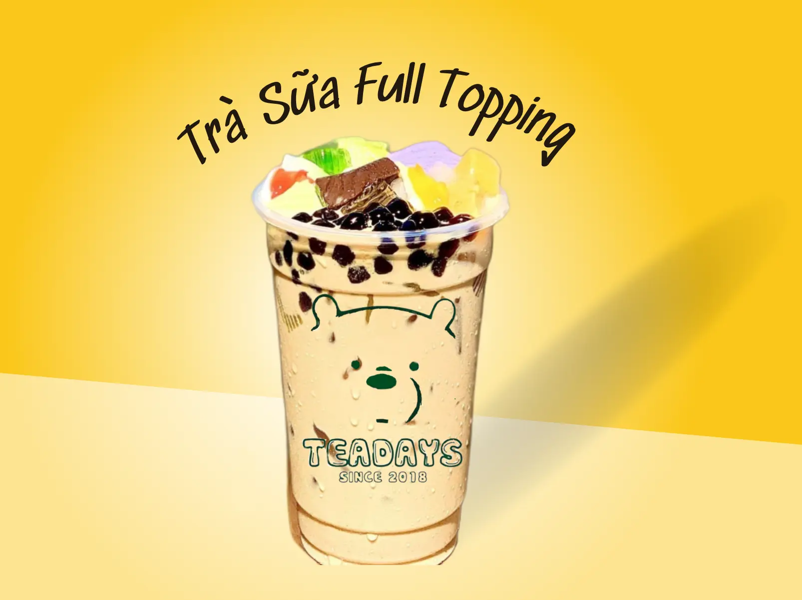 Hình ảnh Trà Sữa Full Topping (L)