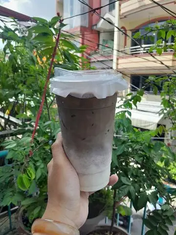 Hình ảnh Houjicha + Sữa Dalatmilk