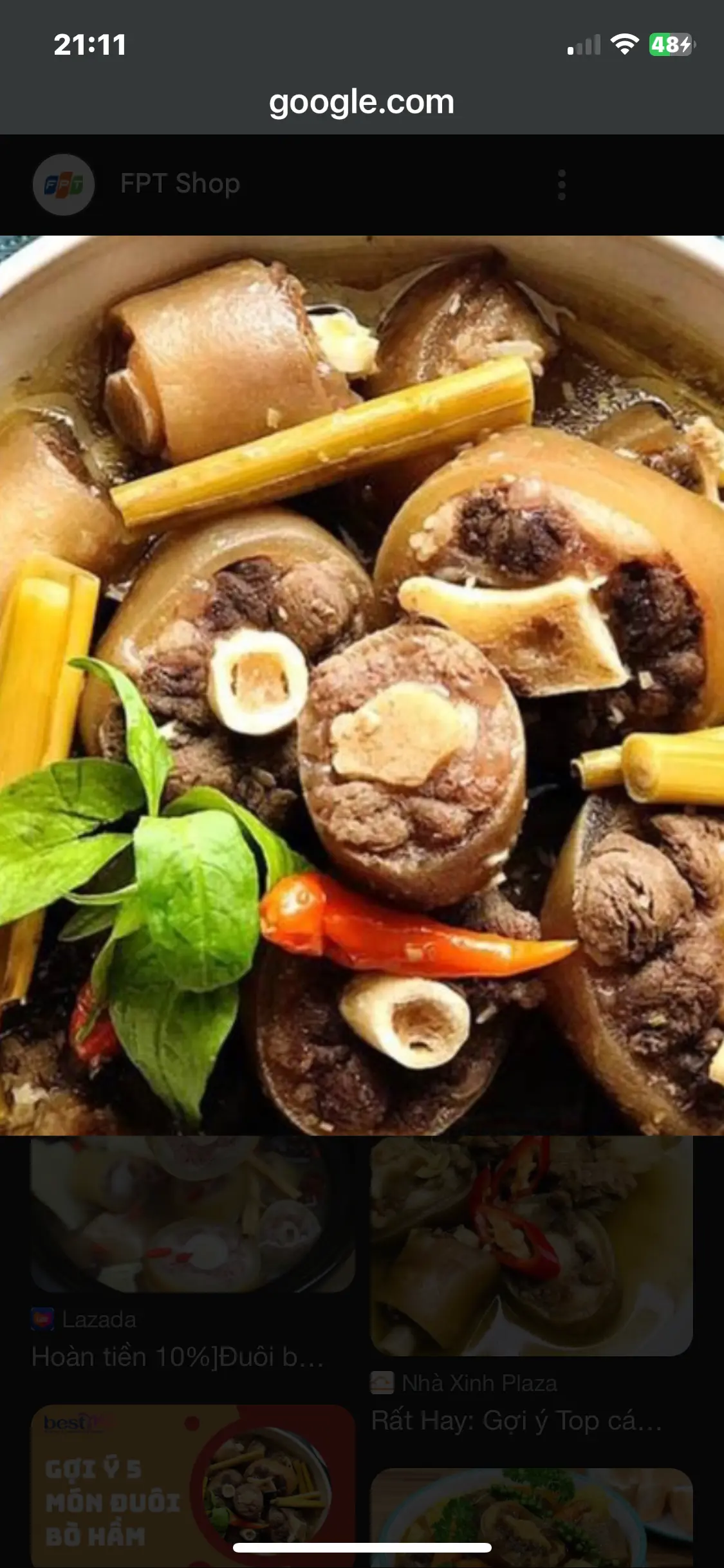 Hình ảnh Lẩu đuôi bò - xí quách đặt biệt 