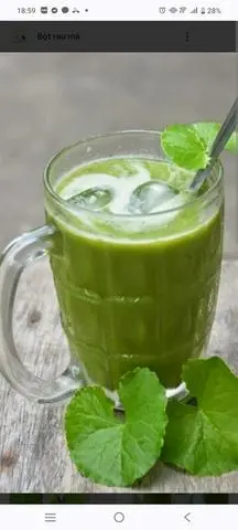 Hình ảnh Rau má nguyên chất ly khổng lồ 