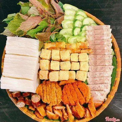 Hình ảnh Bún Đậu Tá Lả & Chân gà Sốt Thái Size Vừa