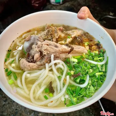 Hình ảnh Bánh canh gạo đầy đủ đặt biệt có Tôm - có Sườn hoặc Giò