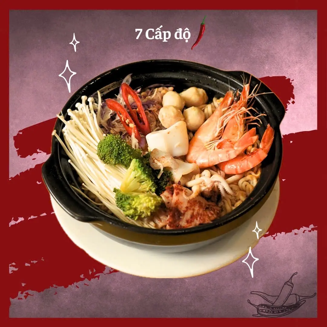 Hình ảnh MỲ CAY KIM CHI NGHUÊ