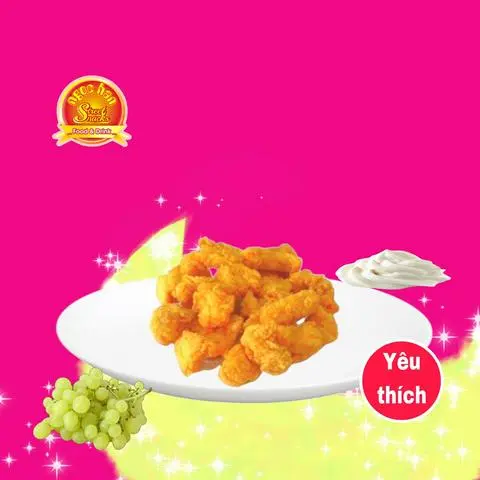 Hình ảnh Gà viên lắc phô mai