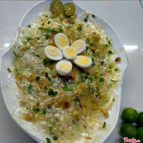 Hình ảnh Bánh tráng mỡ hành tóp mỡ 