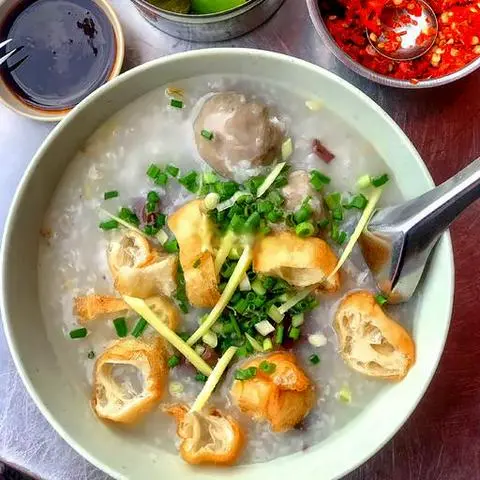 Hình ảnh Cháo bò viên