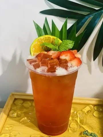 Hình ảnh Trà dâu tây