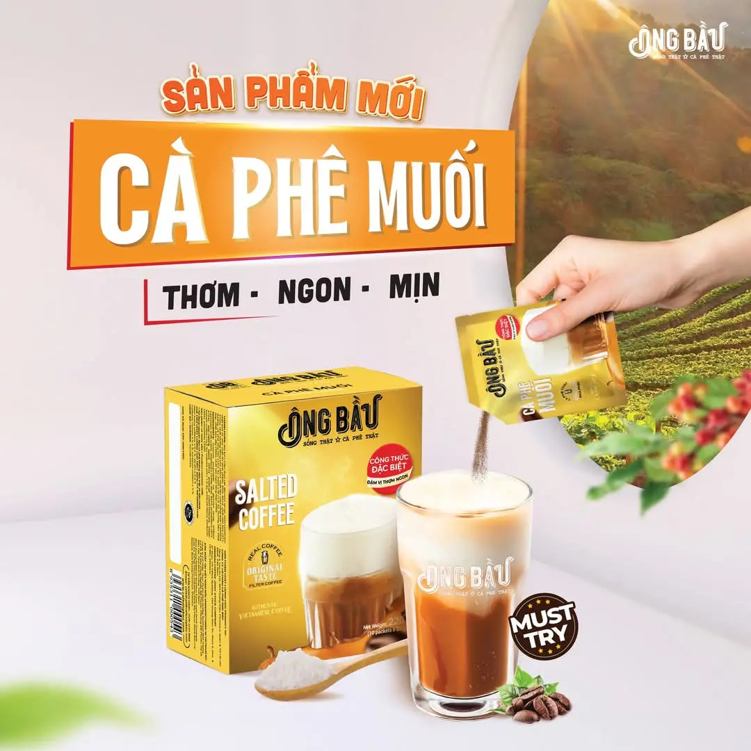 Hình ảnh Cà phê muối hoà tan