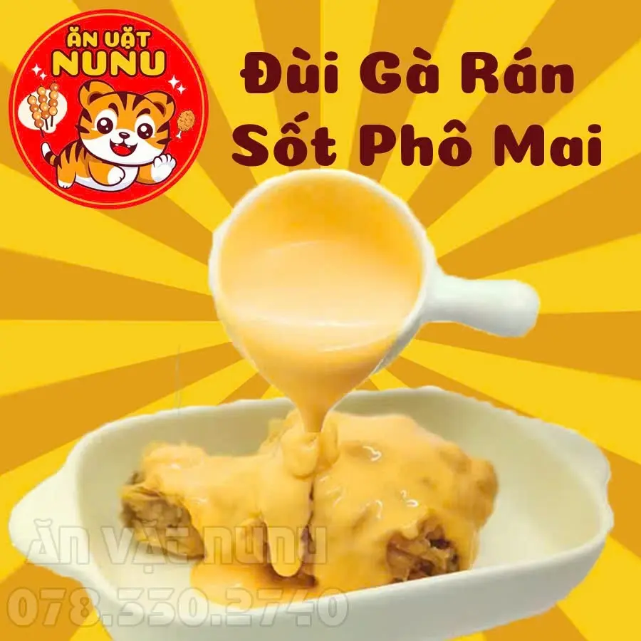 Hình ảnh Đùi Gà Rán Sốt Phô Mai (Sốt)