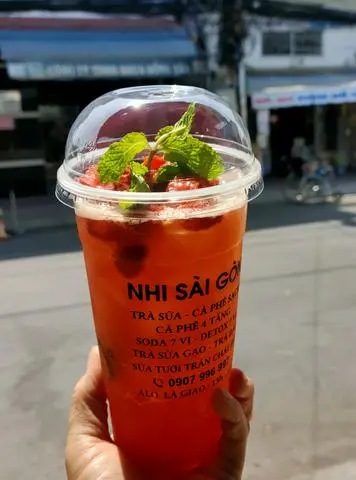 Hình ảnh Trà dâu tây