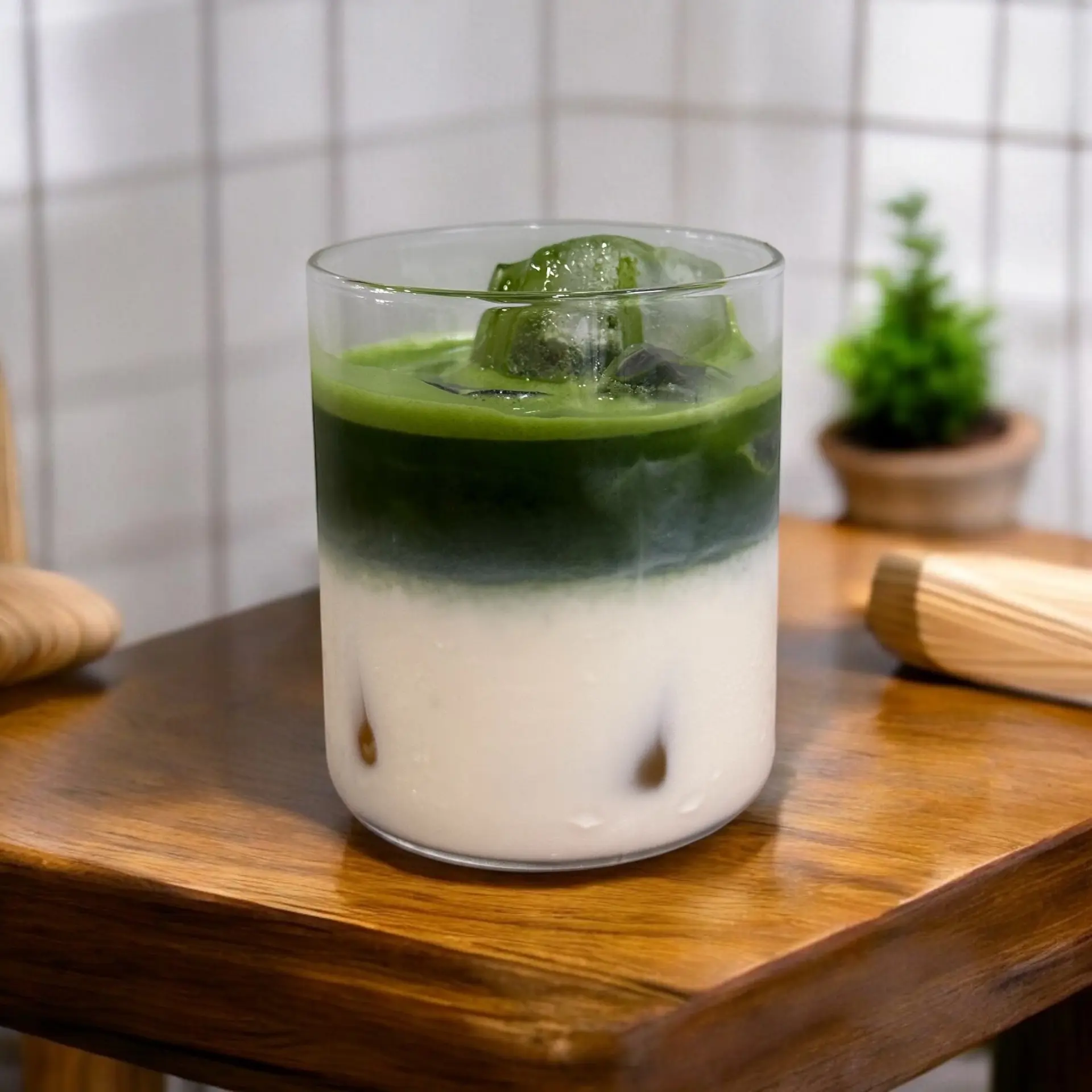 Hình ảnh Premium ceremonial matcha latte