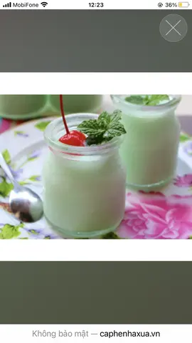 Hình ảnh Sữa Chua Lắc Bạc Hà