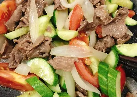 Hình ảnh Cơm chiên Bò xào chua ngọt