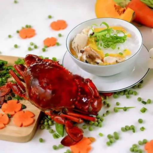Hình ảnh Cua đồng nấm đông cô nhỏ
