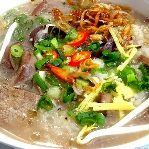 Hình ảnh Cháo tim - cuống họng - chẳng dừng
