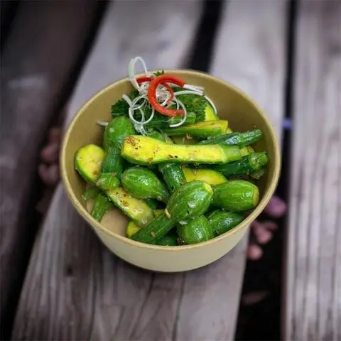 Hình ảnh Bí Nụ Xào Tỏi (không kèm cơm )