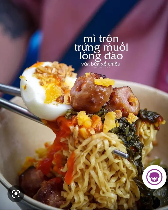 Hình ảnh Mì Quảng Trộn Nem Trứng