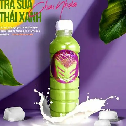 Hình ảnh Trà sữa Thái Xanh (chai 380ml)
