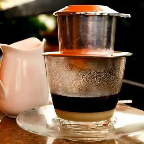 Hình ảnh Cà Phê Sữa Nóng