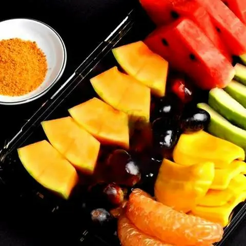 Hình ảnh Dưa Hấu - Thơm - Ổi     600g  - Muối Tôm