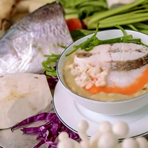 Hình ảnh Cá chẽm khoai môn nhỏ