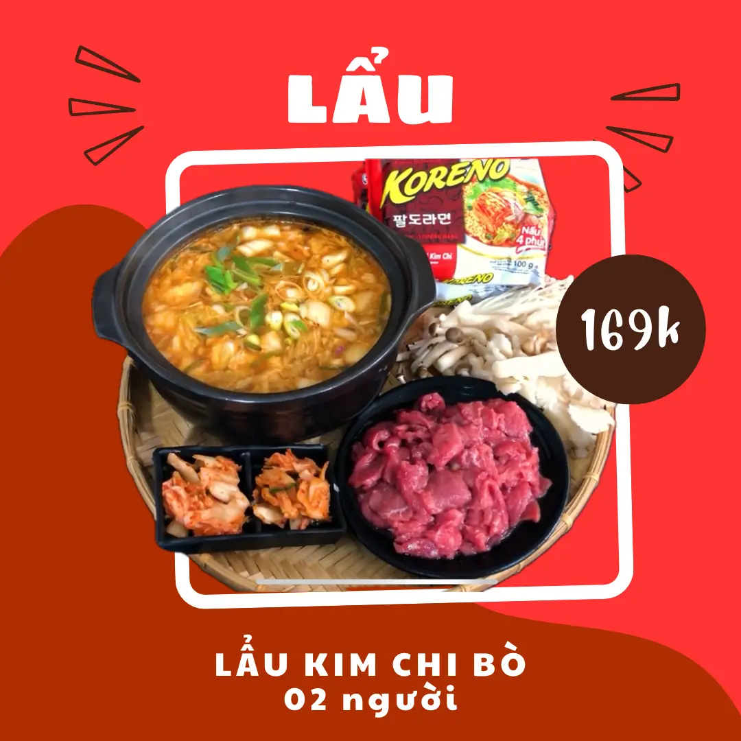 Hình ảnh LẨU KIM CHI BÒ