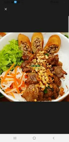 Hình ảnh Bún đầy đủ + soda việt quất