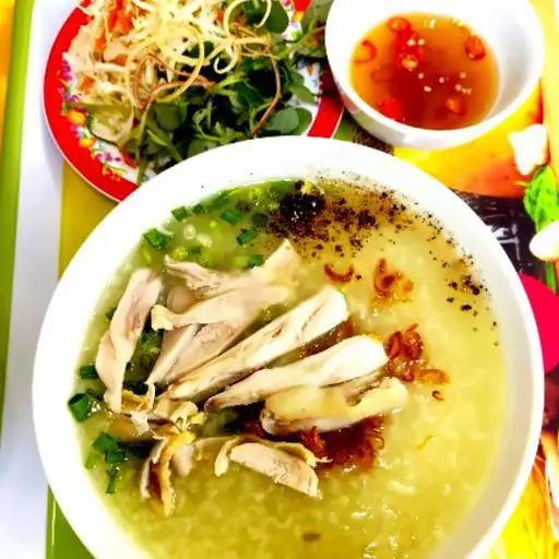 Hình ảnh Cháo gà xé