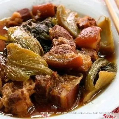 Hình ảnh COMBO - 3 Cơm heo quay xào cải chua