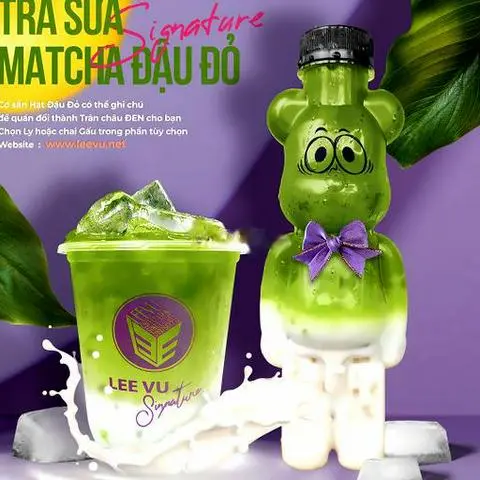 Hình ảnh Trà sữa Matcha Đậu đỏ