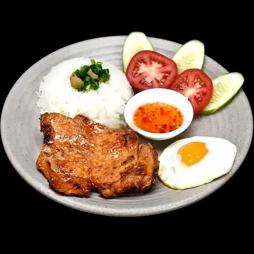 Hình ảnh Cơm sườn ốp la