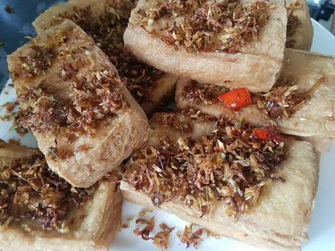 Hình ảnh Cơm đậu hũ chiên xả