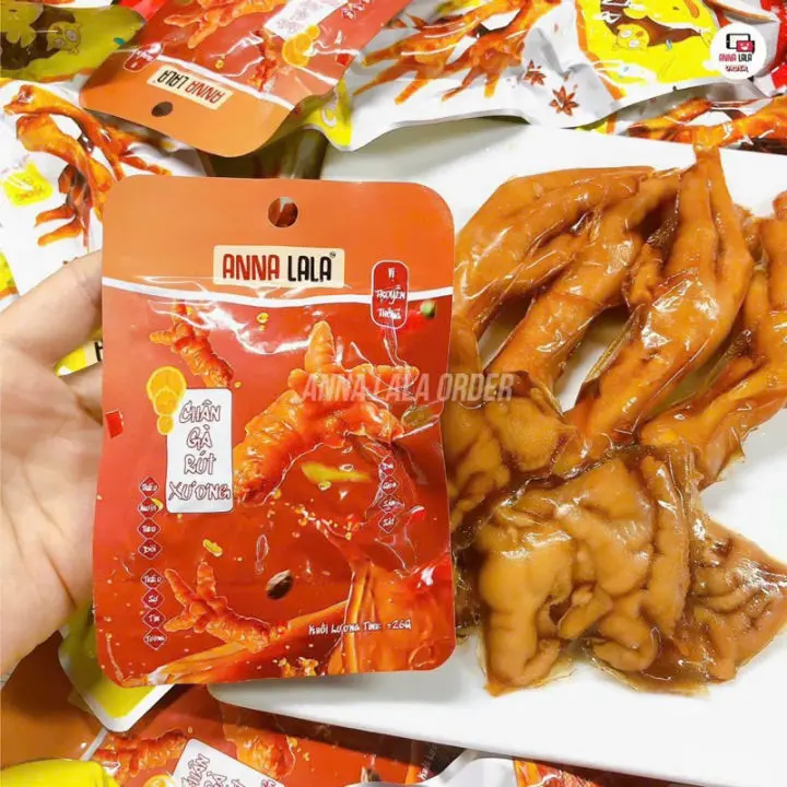 Hình ảnh •Chân Gà Rút Xương AnNalaa Vàng/Cay Vừa 
