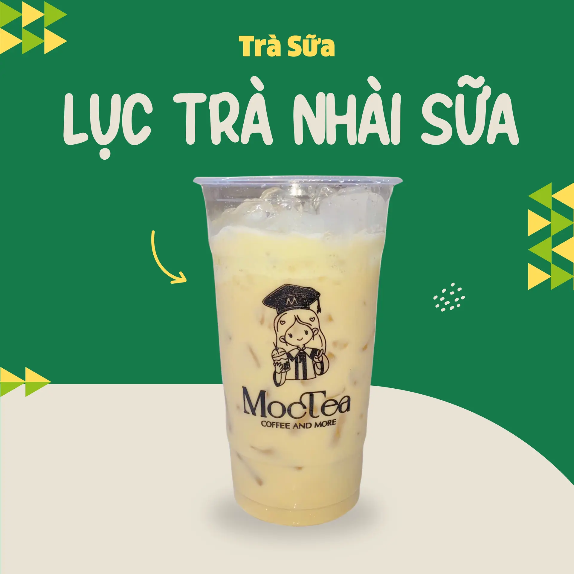 Hình ảnh Lục trà nhài sữa 700ml